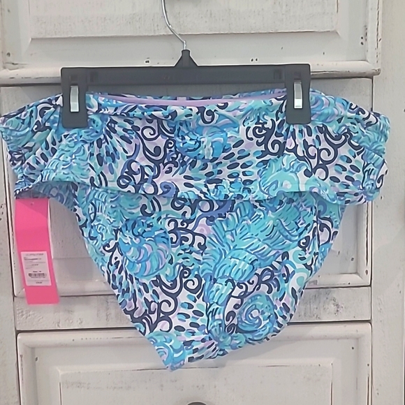 Lilly pulitzer lagoon sarong hipster bottom - Picture 2 of 2